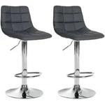 CLP Barhocker, Grau, Metall, 43x87x46.5 cm, Esszimmer, Barm&ouml;bel, Barhocker