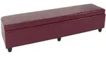 MCW Sitzbank, Rot, Textil, 180x45x45 cm, Esszimmer, B&auml;nke, Sitzb&auml;nke