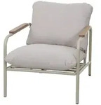 MCW Gartensessel, Hellgr&uuml;n, Textil, 68x81x88 cm, Loungem&ouml;bel, Loungesessel