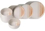 Ritzenhoff Breker Einsteiger-Set, Braun, Keramik, 16-teilig, Rund, 2x2x2 cm, Essen &