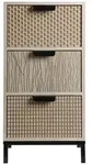 Mobili Rebecca Nachttisch, Braun, Holzwerkstoff, 25x59x30 cm, Schlafzimmer,