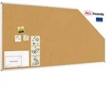 ALLboards Pinnwand, Mehrfarbig, Holz, 200x100x1.6 cm, Dekoration, Magnettafeln &