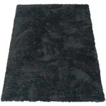 Paco Home Hochflorteppich, Anthrazit, Textil, Rechteckig, 140x200 cm,