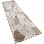 Paco Home Kurzflorteppich, Beige, Textil, Rechteckig, 80x150 cm, strapazierf&auml;hig,