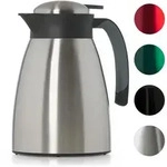 Blumtal Thermoskanne, Edelstahl, Metall, 1 L, Rund, Ausgie&szlig;en per Knopfdruck, Kaffee