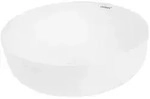 LuxeBath Waschbecken, Wei&szlig;, Keramik, 40x13.5x40 cm, Badezimmer, Waschbecken &