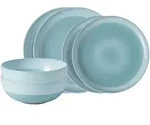 like.Villeroy & Boch Basic-Set, Blau, Keramik, 6-teilig, 2x2x2 cm, Essen & Trinken,