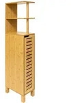 5five Simply Smart Badezimmerschrank, Braun, Naturmaterialien, 19x120x30 cm,
