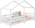 Idimex Hausbett, Wei&szlig;, Holz, Kiefer, Mode, 96x138x206 cm, FSC Mix, Kinder- &