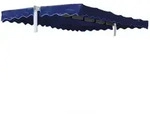 Quick Star Ersatzdach, Blau, Textil, 375x1x225 cm, Sonnen- & Sichtschutz,...