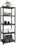 shelfr Metallregal, Schwarz, Metall, Rechteckig, 41x170x61 cm, Freizeit,...
