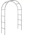 tectake Rosenbogen, Gr&uuml;n, Metall, Formgebogen, 40x240x140 cm, Gartenzubeh&ouml;r,