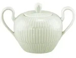 Seltmann Weiden Zuckerdose, Gr&uuml;n, Keramik, Rund, 7.9 cm, Kaffee & Tee, Zuckerdosen