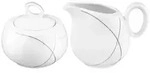 Seltmann Weiden Milch-, Wei&szlig;, Grau, Keramik, Rund, 2 cm, Kaffee & Tee, Zuckerdosen