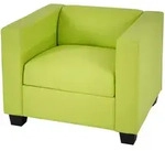 MCW Sessel, Hellgr&uuml;n, Textil, 86x70x75 cm, Wohnzimmer, Sessel, Polstersessel
