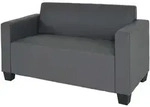 MCW 2-Sitzer-Sofa, Grau, Textil, 136x76x72 cm, Wohnzimmer, Sofas & Couches,...