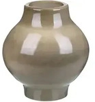 Beliani Blumenvase, Beige, Stein, Mode, 31 cm, Dekoration, Vasen, Keramikvasen