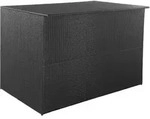 furnicato Garden-Auflagenbox, Schwarz, Kunststoff, Rechteckig, 150x100x100 cm,