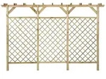 vidaXL Gartenzaun,, Braun, Holz, 300x200 cm, Sonnen- & Sichtschutz, Sichtschutz