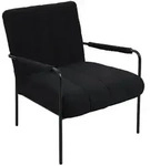 Svita Loungesessel, Schwarz, Textil, 1-Sitzer, 70x80x75 cm, Esszimmer, St&uuml;hle,