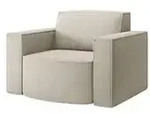 Fun M&ouml;bel Sessel, Beige, Textil, 98x74x89 cm, Wohnzimmer, Sessel, Polstersessel