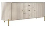 Mirjan24 Sideboard, Sand, Metall, 3 Schubladen, Rechteckig, 178x79x43 cm,...