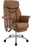 CLP Chefsessel, Braun, Metall, 78x114x66 cm, Arbeitszimmer, B&uuml;rost&uuml;hle,...