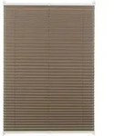 Plissee, Taupe, Textil, 100x130 cm, L&auml;nge universell einstellbar,...