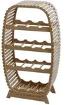 MCW Weinregal, Braun, Holz, 46x85x25 cm, Wohnzimmer, Regale, Weinregale