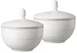 Ritzenhoff Breker Zuckerdosen, Beige, Keramik, 7 cm, Kaffee & Tee, Zuckerdosen