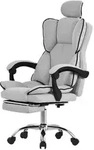 Ml-Design B&uuml;rostuhl, Hellgrau, Kunststoff, 1-Sitzer, 66x130.5x59 cm, Arbeitszimmer,
