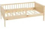 Ml-Design Kinderbett, Natur, Holz, Kiefer, Rechteckig, 70x140 cm, Kinder- &