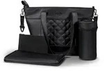 Moon Wickeltasche V-Shape Bag, Schwarz, Textil, Uni, 41x16x28 cm, Baby on Tour,