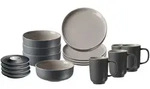 Ritzenhoff Breker Fr&uuml;hst&uuml;cksset, Grau, Keramik, 16-teilig, 2x2x2 cm, Essen &