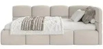Selsey Jugendbett, Ecru, Kunststoff, 1-Sitzer, 120x200 cm, Kinder- &...