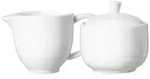 Ritzenhoff Breker Milch, Wei&szlig;, Keramik, Rund, 2 cm, Kaffee & Tee, Zuckerdosen