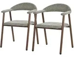 Ml-Design Esszimmerst&uuml;hle, Gr&uuml;n, Textil, 59x78x61 cm, Esszimmer, St&uuml;hle,