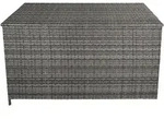 Monstershop Kissenbox, Grau, Naturmaterialien, 138x1x70 cm, Aufbewahrung &