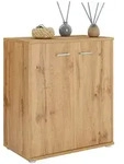 CARO-M&ouml;bel Schuhschrank, Eiche Wotan, Holzwerkstoff, Mode, 60x70x35 cm,...