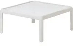 Beliani Gartentisch, Beige, Kunststoff, 69x32x69 cm, Gartenm&ouml;bel, Gartentische,