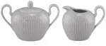 Seltmann Weiden Milch-, Grau, Keramik, Rund, 2 cm, Kaffee & Tee, Zuckerdosen