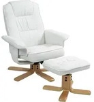 Idimex Relaxsesselset, Wei&szlig;, Textil, Mode, 76x87x61 cm, Wohnzimmer, Sessel,