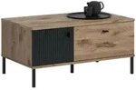 Xonox Couchtisch, Braun, Holzwerkstoff, 100x48x60 cm, Wohnzimmer,...
