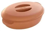 Berndes Br&auml;ter b.terra, Terracotta, Keramik, 6,0 L, oval, 28x19x44.5 cm,