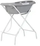 Chipolino Babybadewanne, Grau, Kunststoff, 45x83 cm, unisex, Pflegen, Baden,