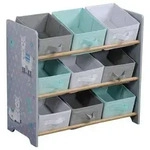 Kesper Kinderregal Kesper 1770613, Dunkelgrau, Holzwerkstoff, Kiefer, Lama, 3