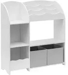Mobili Rebecca Spielzeugregal, Wei&szlig;, Holzwerkstoff, 30x100x93 cm, Kinder- &