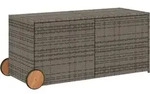 furnicato Gartentruhe, Grau, Kunststoff, Rechteckig, 127x102x59.5 cm,...