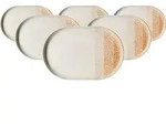 Ritzenhoff Breker Servierplatten, Braun, Keramik, Oval, 20x2x30 cm, Tischkultur &