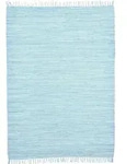 Rug and Roll Fleckerlteppich, Hellblau, Textil, Uni, Rechteckig, 90x160 cm, f&uuml;r